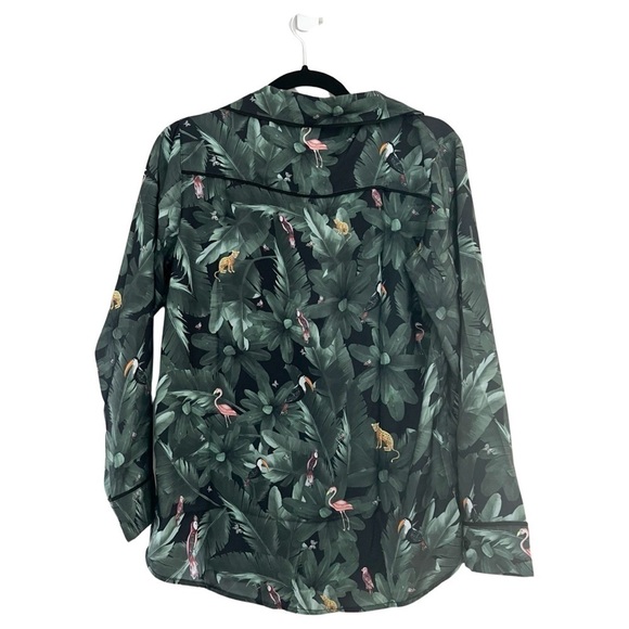 NWT PLUSH REVOLVE Silky Jungle Print Pajama Set Sz XS - Picture 3 of 6